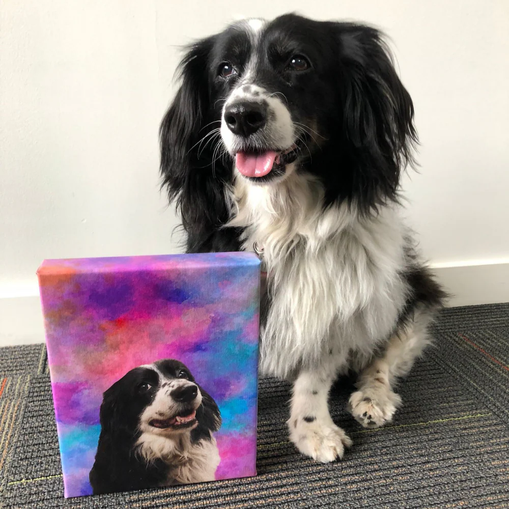 Custom Pet Cut-Out Canvas Print - Image 3
