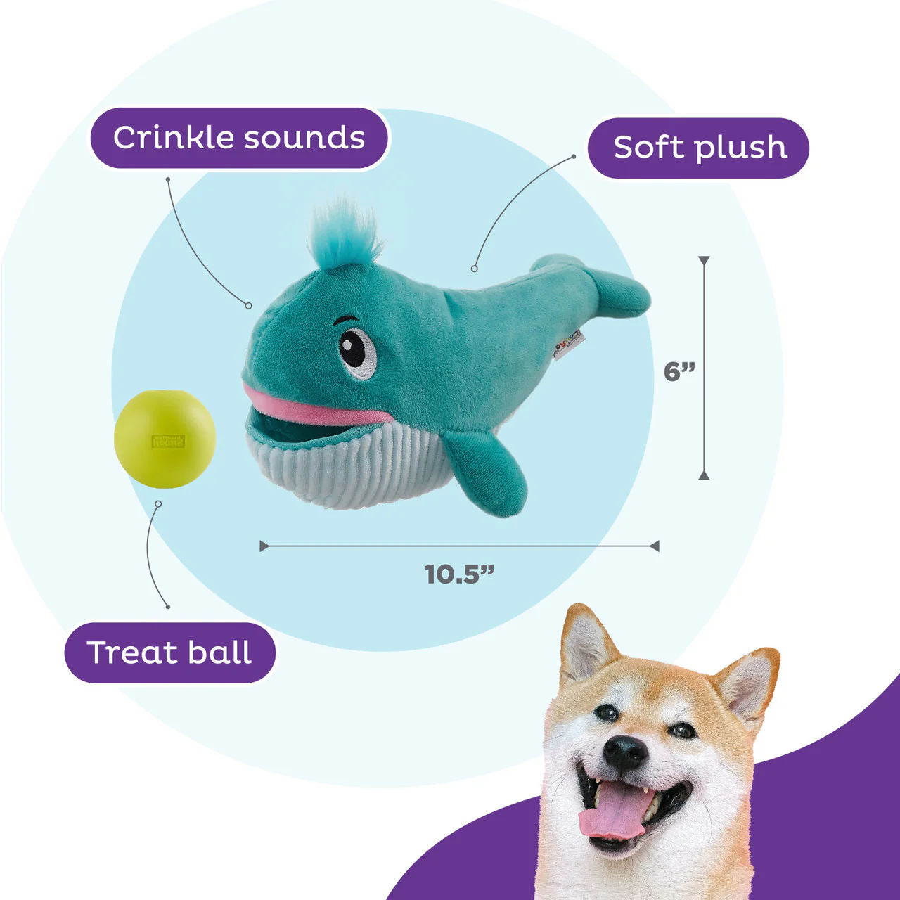 OUTWARD HOUND - Big Mouthz Interactive Plush Dog Puzzle - Image 3